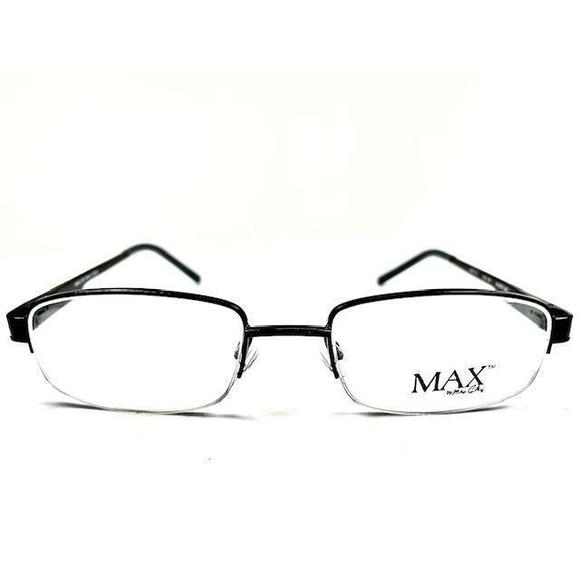 New MAX by MAX COLE MMC-01 Col.90 Black Eyeglasses 54/20/140 - Picture 1 of 6